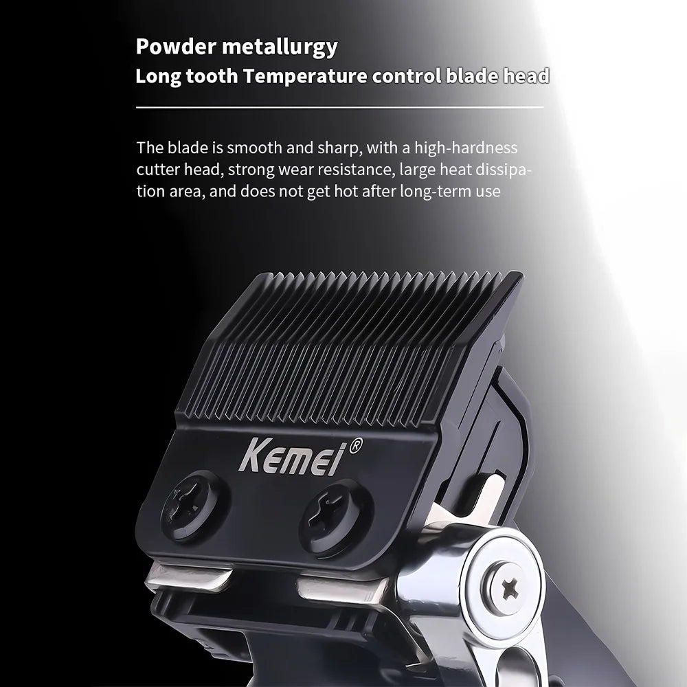 Kemei KM-2996 Professional Precision Fade Hair Clippers Cordless