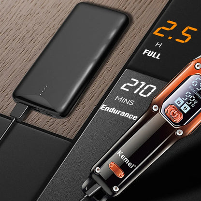 Professional Hair Trimmer Machine LCD Display Hair Cutting
