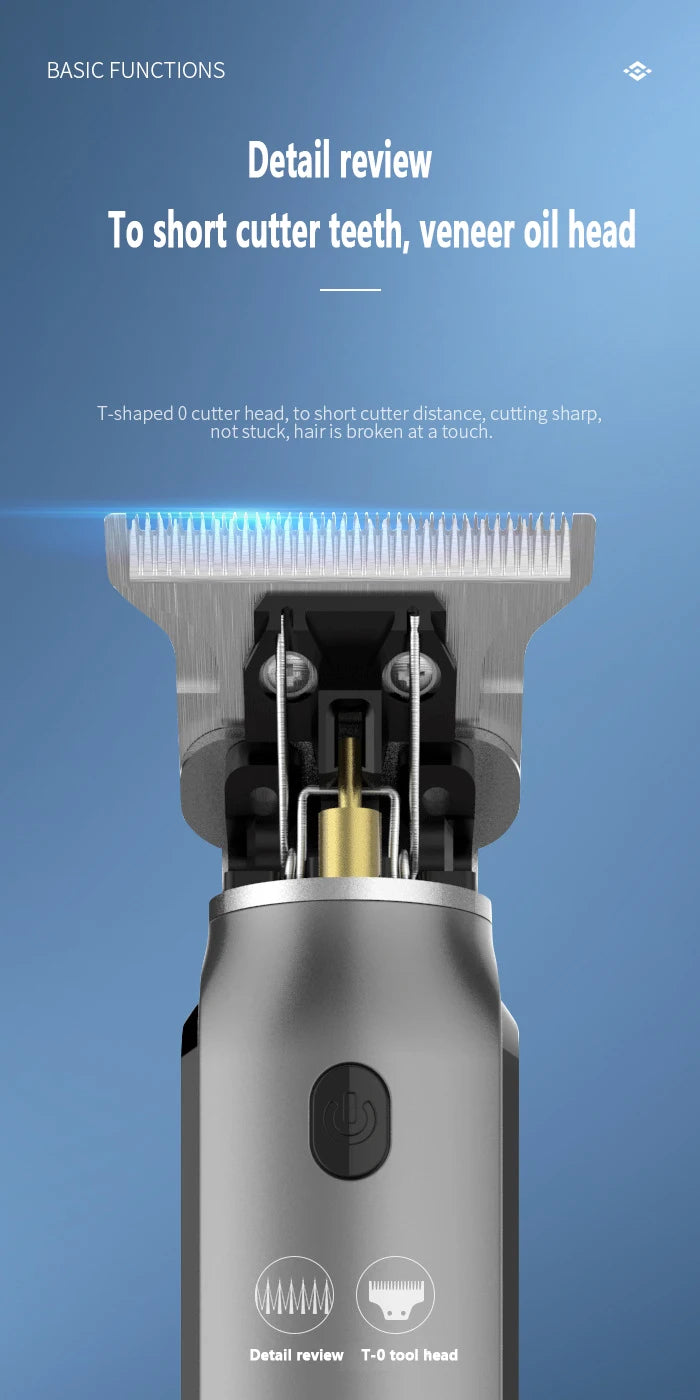 Kemei Rechargeable Electric Cordless Hair Clipper Trimmer
