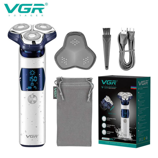 VGR Shaver Electric Razor Waterproof USB Beard Trimmer V-328