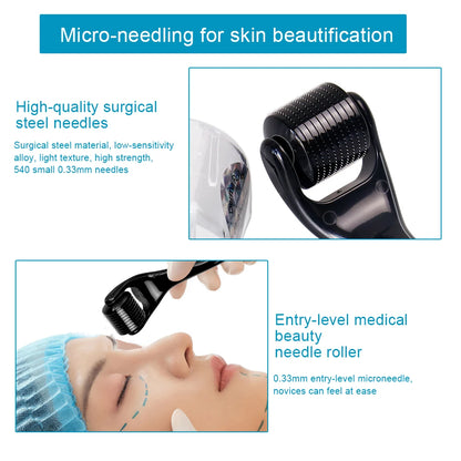 Derma Roller for Skin Beard Hair Growth Face Massager