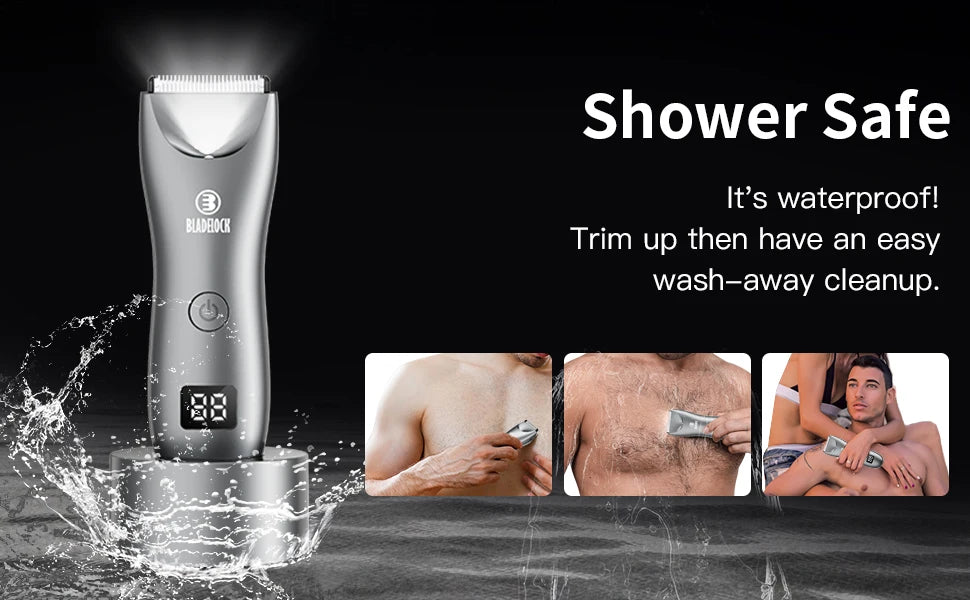 Professional Groin Body Hair Trimmer Ball Shaver for Men