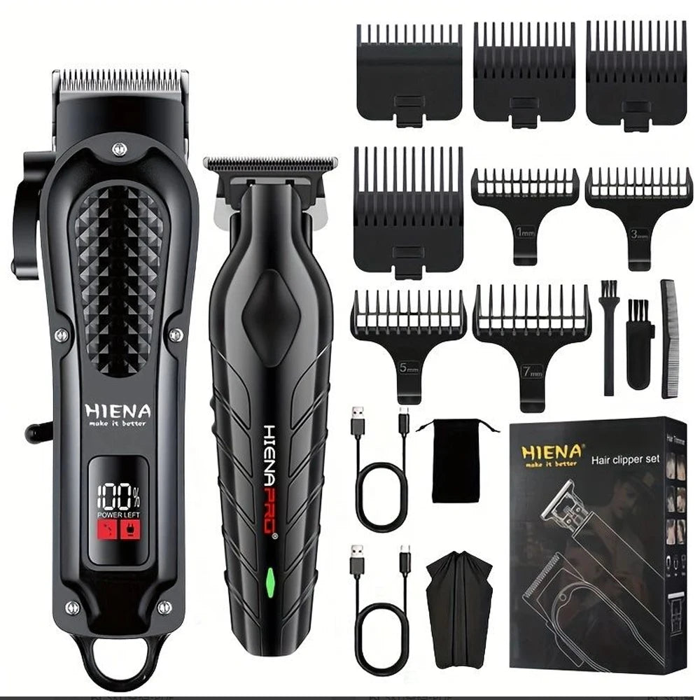 hiena 212 Professional Hair Cutter Mans Hair Clipper Set