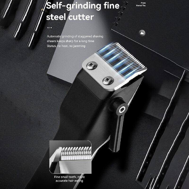 Original Kemei Professional Hair Clipper Barber Hair Trimmer For Men