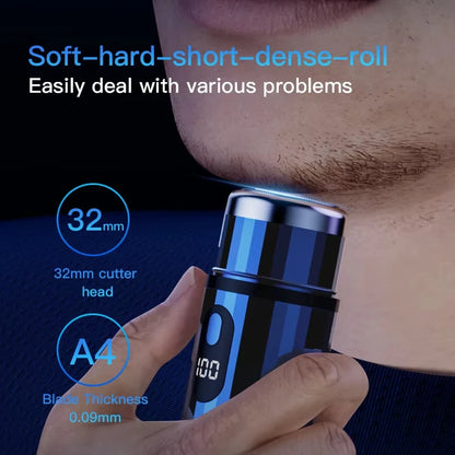 Mini Electric Shaver USB-C Rechargeable Shaver  Cordless Shaver