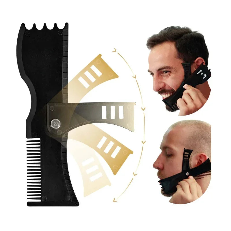 5-in-1 Adjustable Rotatable Beard Comb for Men