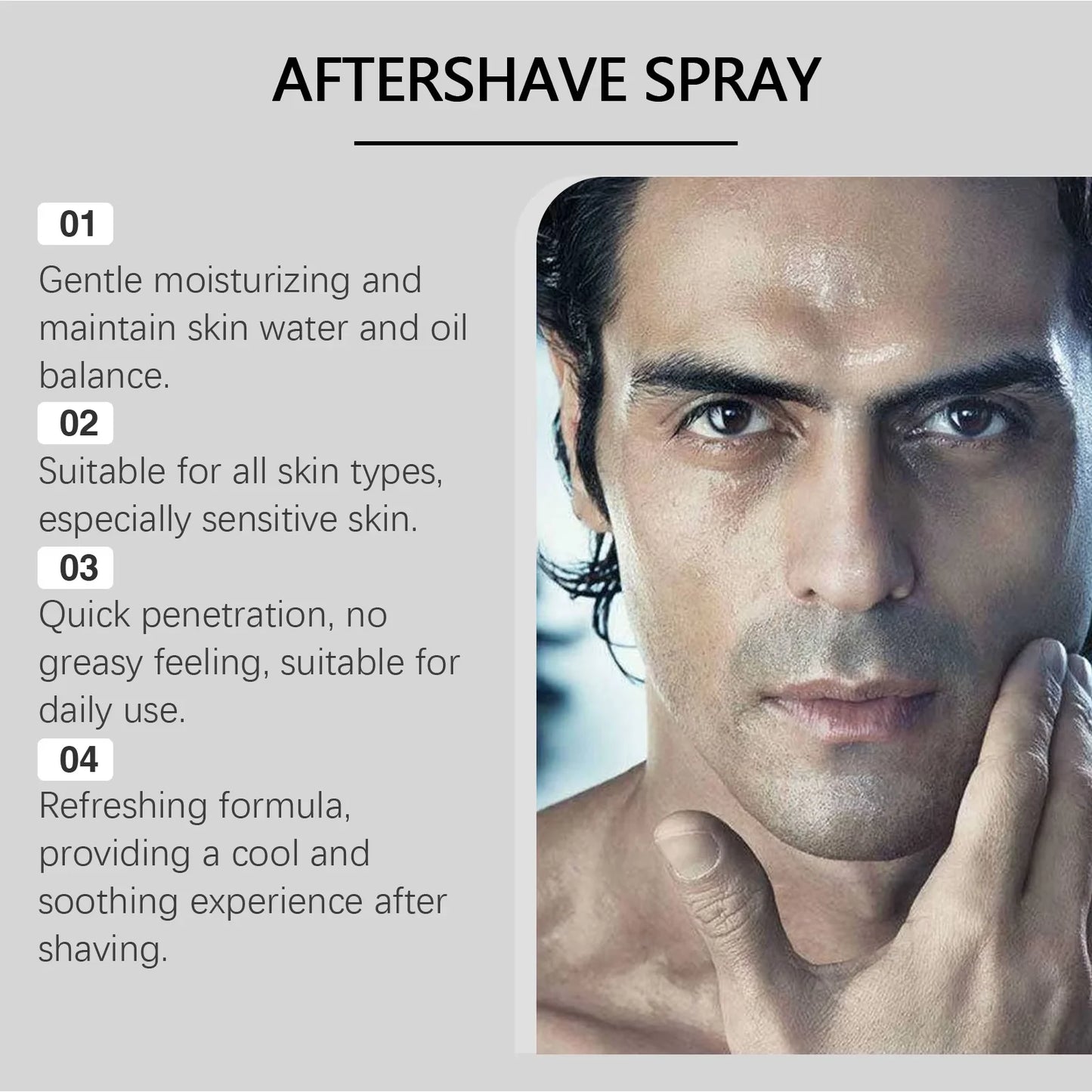 East Moon Sandalwood Aftershave Nourish Oil Spray Serum