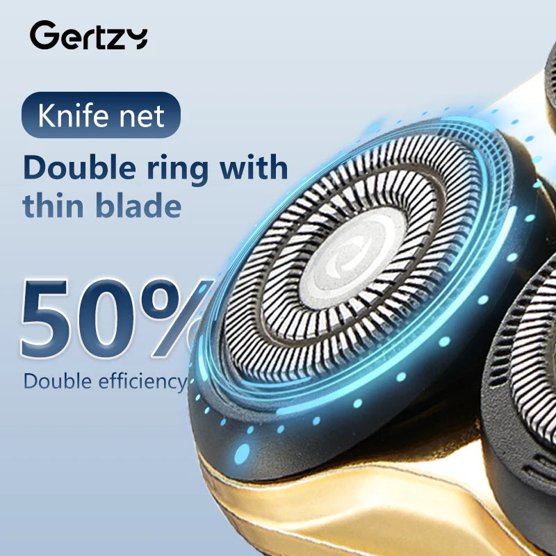 5-in-1 Men's electric shaver rechargeable rotary shaver