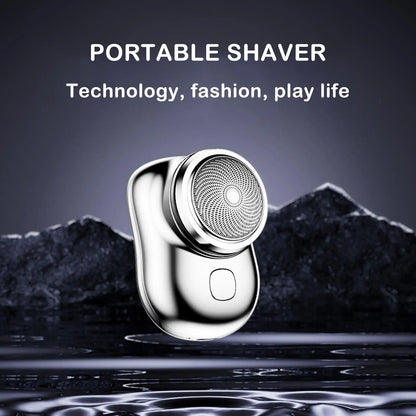 Portable USB Electric ZAO Razor For Men Mini-Shave Pocket