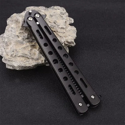 Foldable Comb Stainless Steel Practice Training Butterfly  Comb