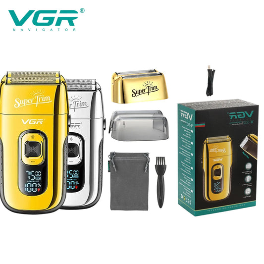 VGR Shaver Professional Face Bald Shaver Beard Trimmer Electric Razor V-332