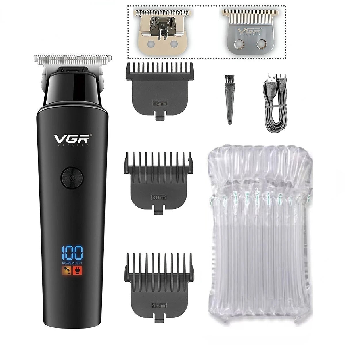 VGR Hair Trimmer Professional Hair Clipper Cordless Hair Cutting