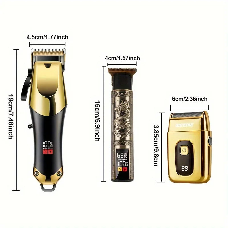 Wireless Hair Trimming for Men Hair Clippers Cordless Electric Shaver