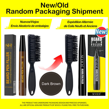 Beard Filling Pen Kit Beard Enhancer Brush Beard Coloring
