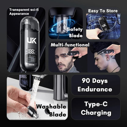 Portable Electric Nose Hair Trimmer Mini Pocket Trimmer
