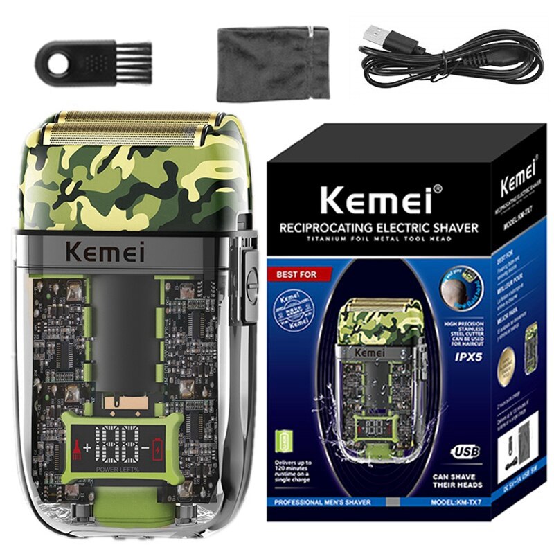 Original Kemei Hair Beard Electric Shaver For Men