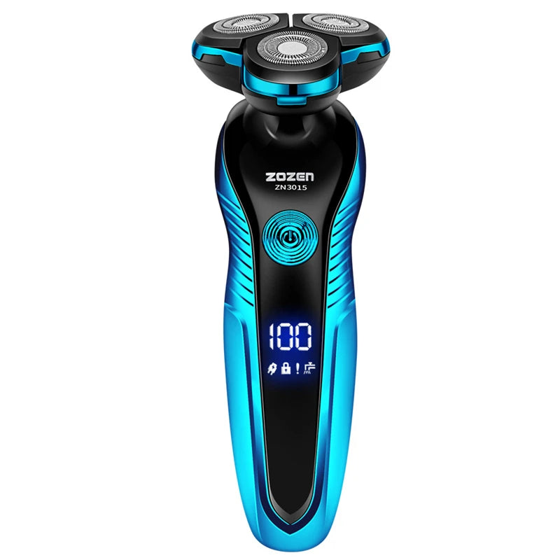 ZOZEN Electric Razor Electric Shaver Washable Rechargeable Clipper