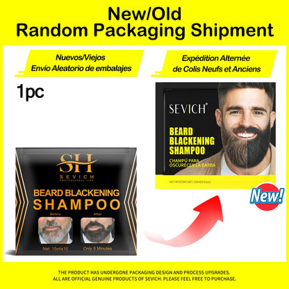 Health Natural Hair Dye Black Beard Shampoo Beard Paint