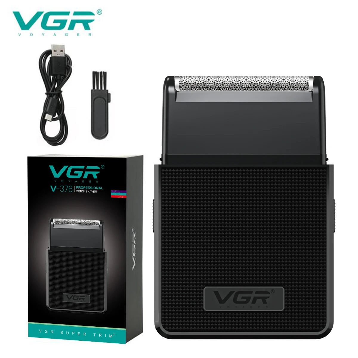 VGR Razor Rechargeable Shaver Professional Beard Trimmer V-376