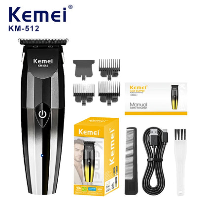 KM-512 Hair Clipper Electric Thruster USB Charging High Speed