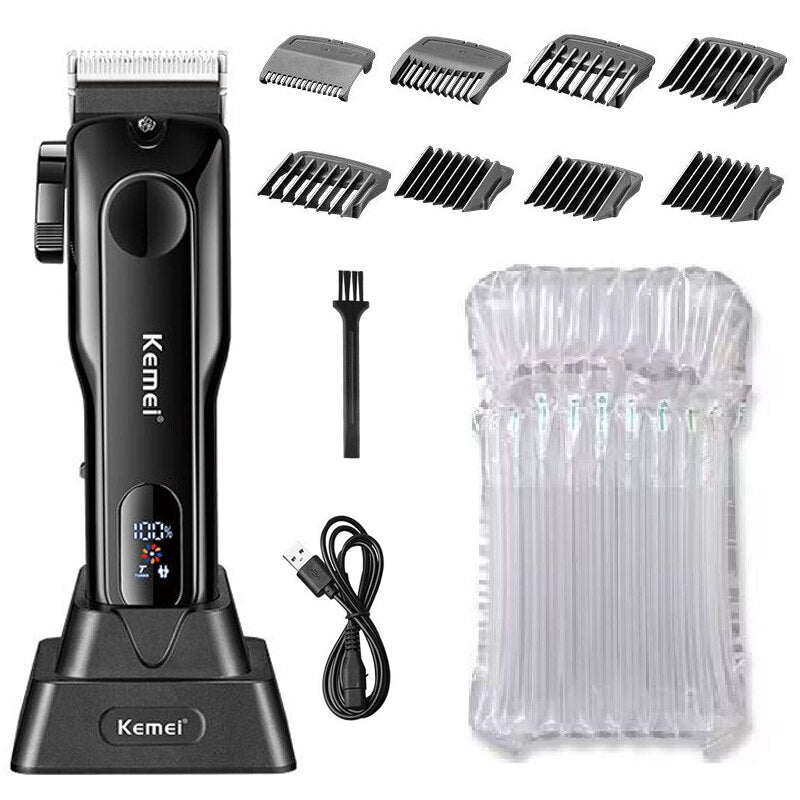 Original Kemei All Metal Hair Trimmer Men Barber Shop Hair Clipper