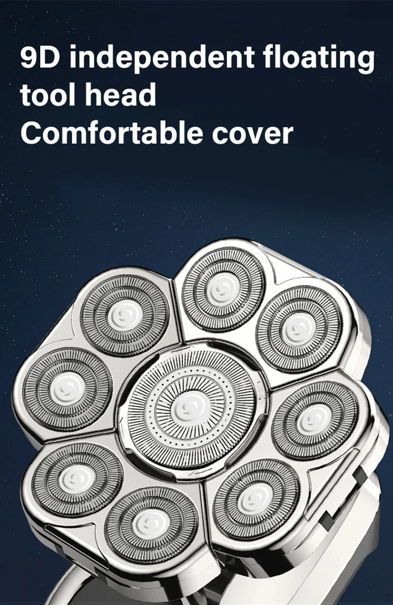 YUNCHi 6 in 1 Grooming Kit Electric Shaver Men's Beard