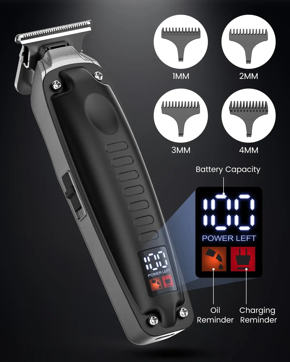 Hair Clippers for Men, Hair Trimmer Professional Cordless