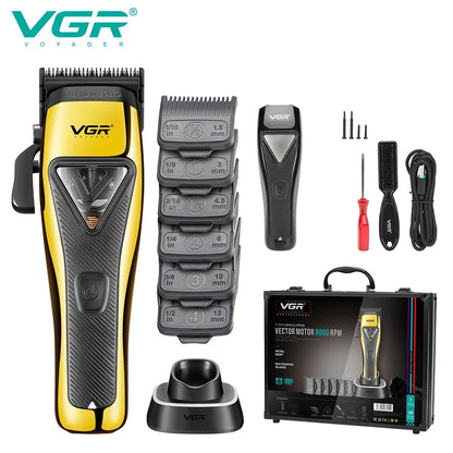 VGR Hair Trimmer Professional Hair Clipper Vector  V-015