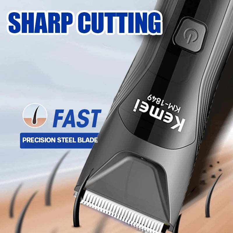 KEMEI fast charging digital washable personal trimmer KM-1849