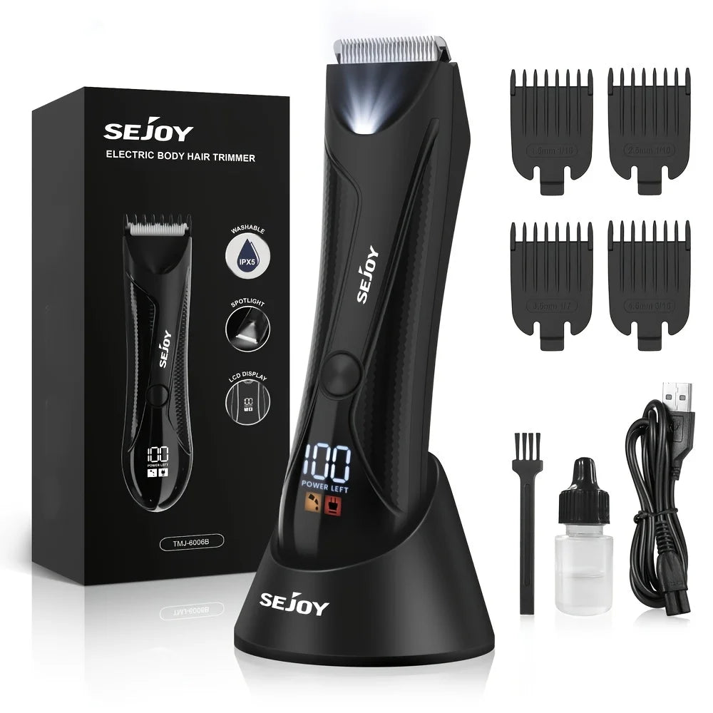 6006 Electric Body Hair Trimmer Hair Clipper for Men