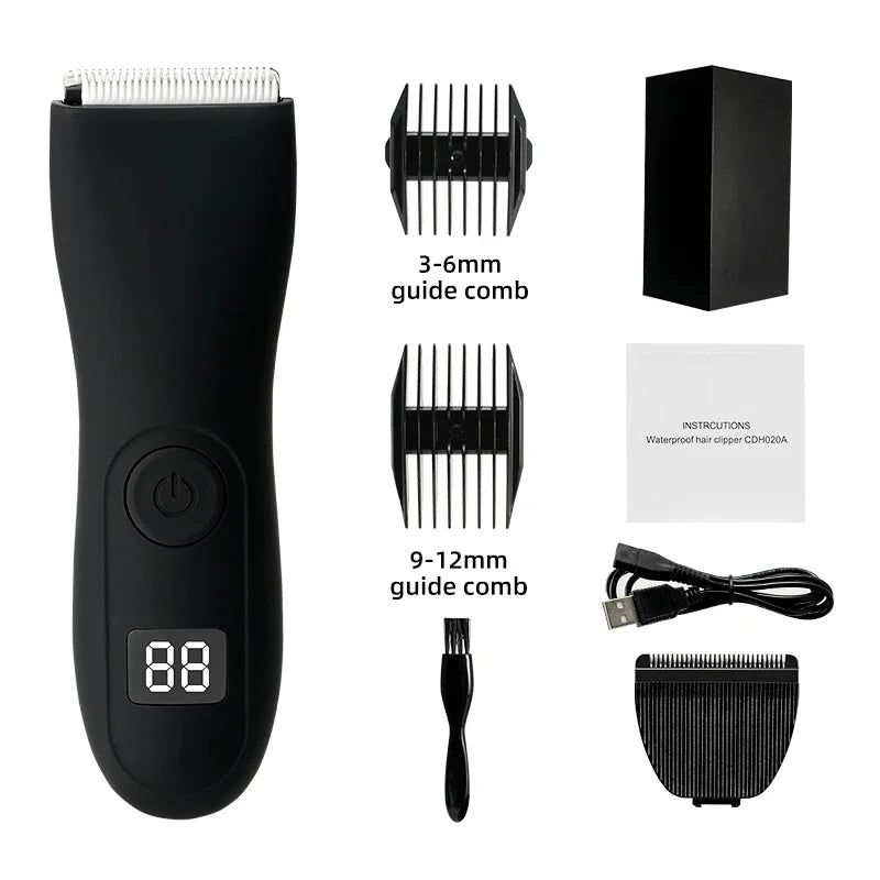 Mens Body Hair Trimmer and Women Lady Shaver Hair Removal Bikini Trimmer