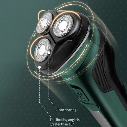 Kemei LCD Dislay Waterproof Electric Shaver For Men