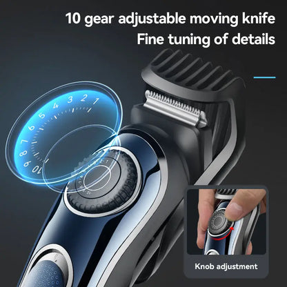 Kemei Cordless Adjustable 1-10mm Hair Trimmer For Men