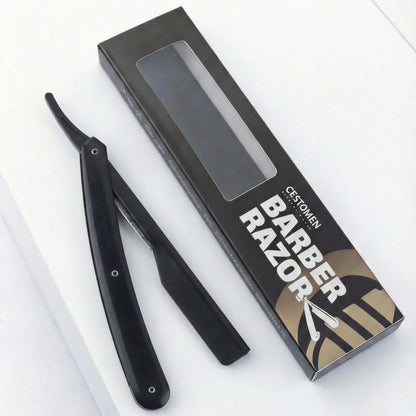 1Pc New Pro Slide Out Straight Razors Beard Shaving