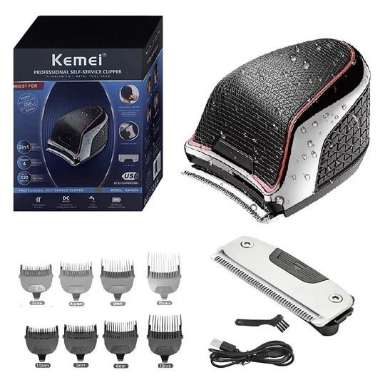 Wet & Dry Self-Haircut Electric Beard Hair Trimmer For Men