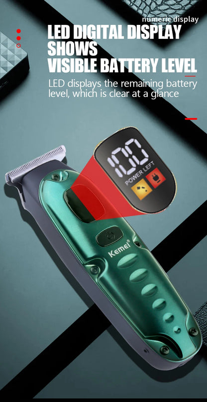 Hair Clippers for Men Professional Cordless Barber Clippers km-2259