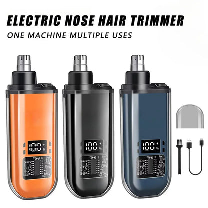 Electric Nose Hair Trimmer Clipper Rechargeable Multi-kinetic Shaving