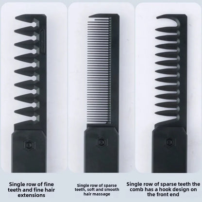 Multifunctional 3-in-1 Plastic Folding Pocket Combs