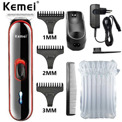 Kemei 371 Hair Clippers Men Professional Rechargeable Machine