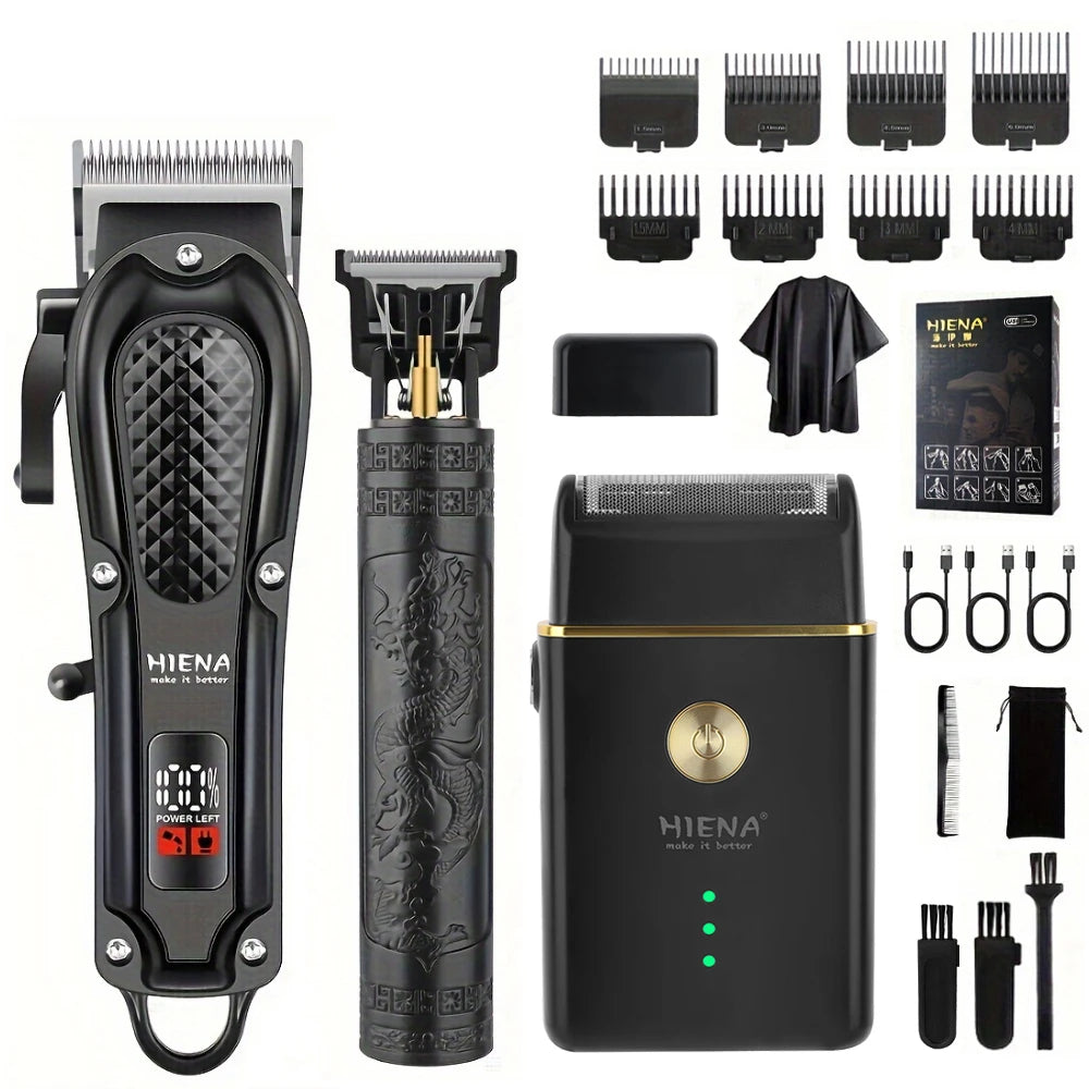 hiena 212 Professional Hair Cutter Mans Hair Clipper Set