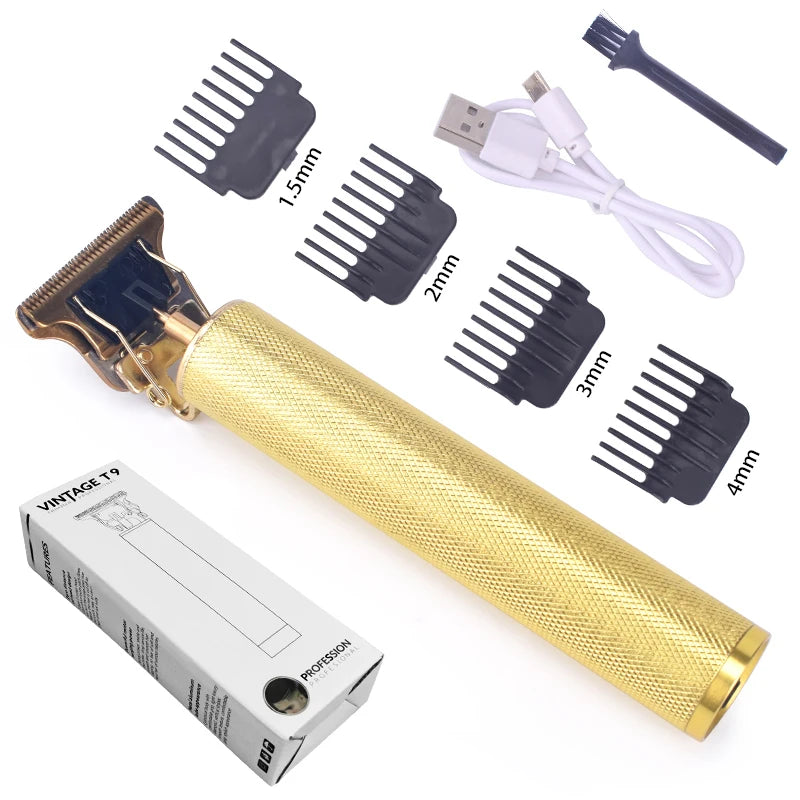 T9 Hair Clipper Professional Electric Hair Trimmer 0mm Baldheaded