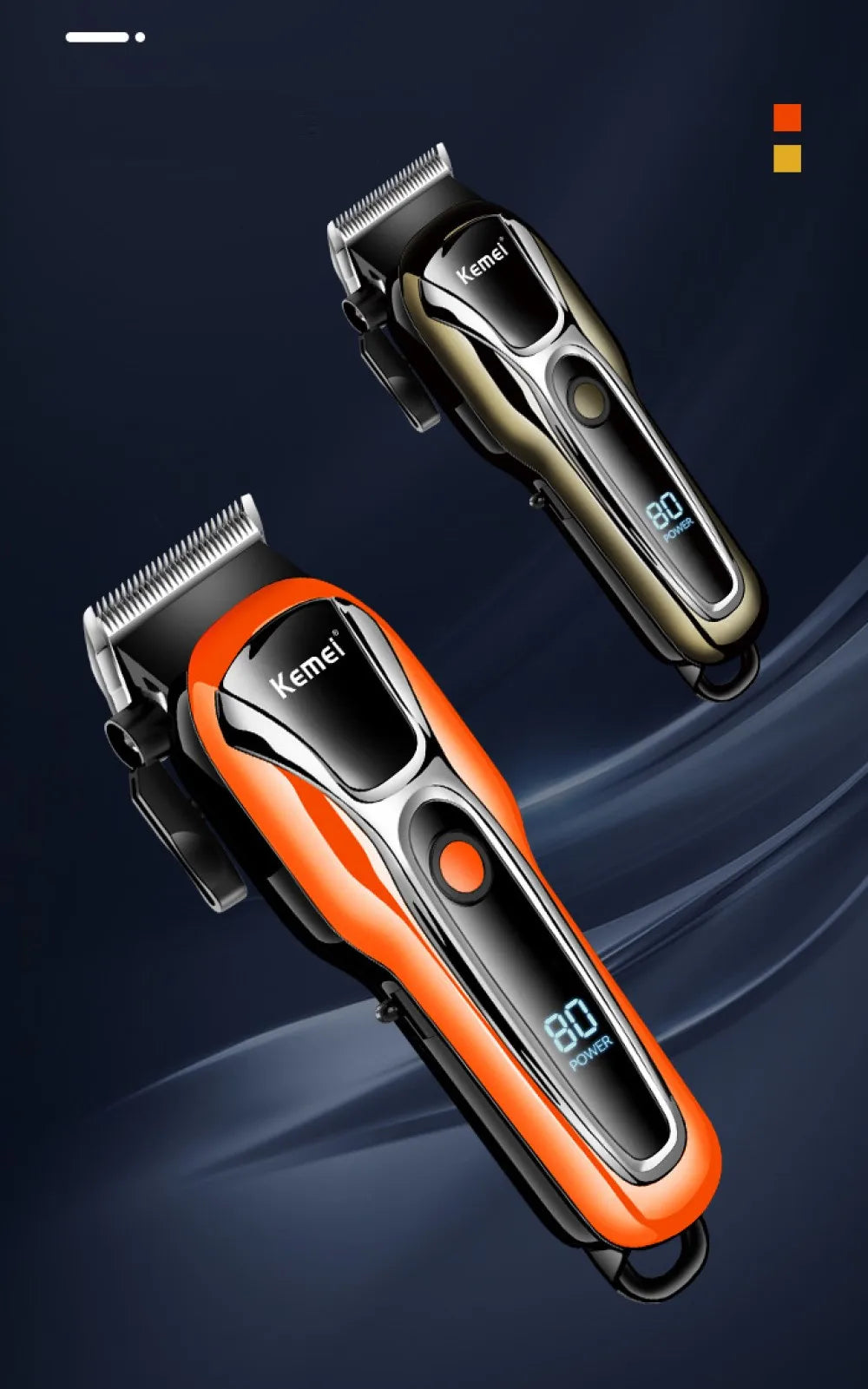 Kemei Hair Clipper Electric Hair Trimmer for men Electric shaver