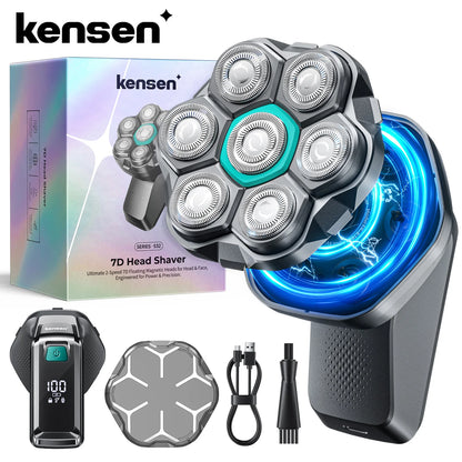 S32 Electric Head Shaver for Men 7D Floating Cutter