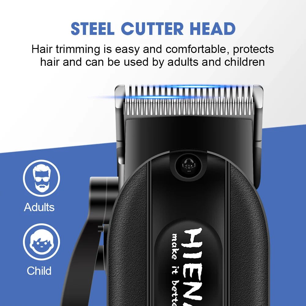 HIENA Hair Clippers 1200mah Powerful Battery Electric hair Trimmer