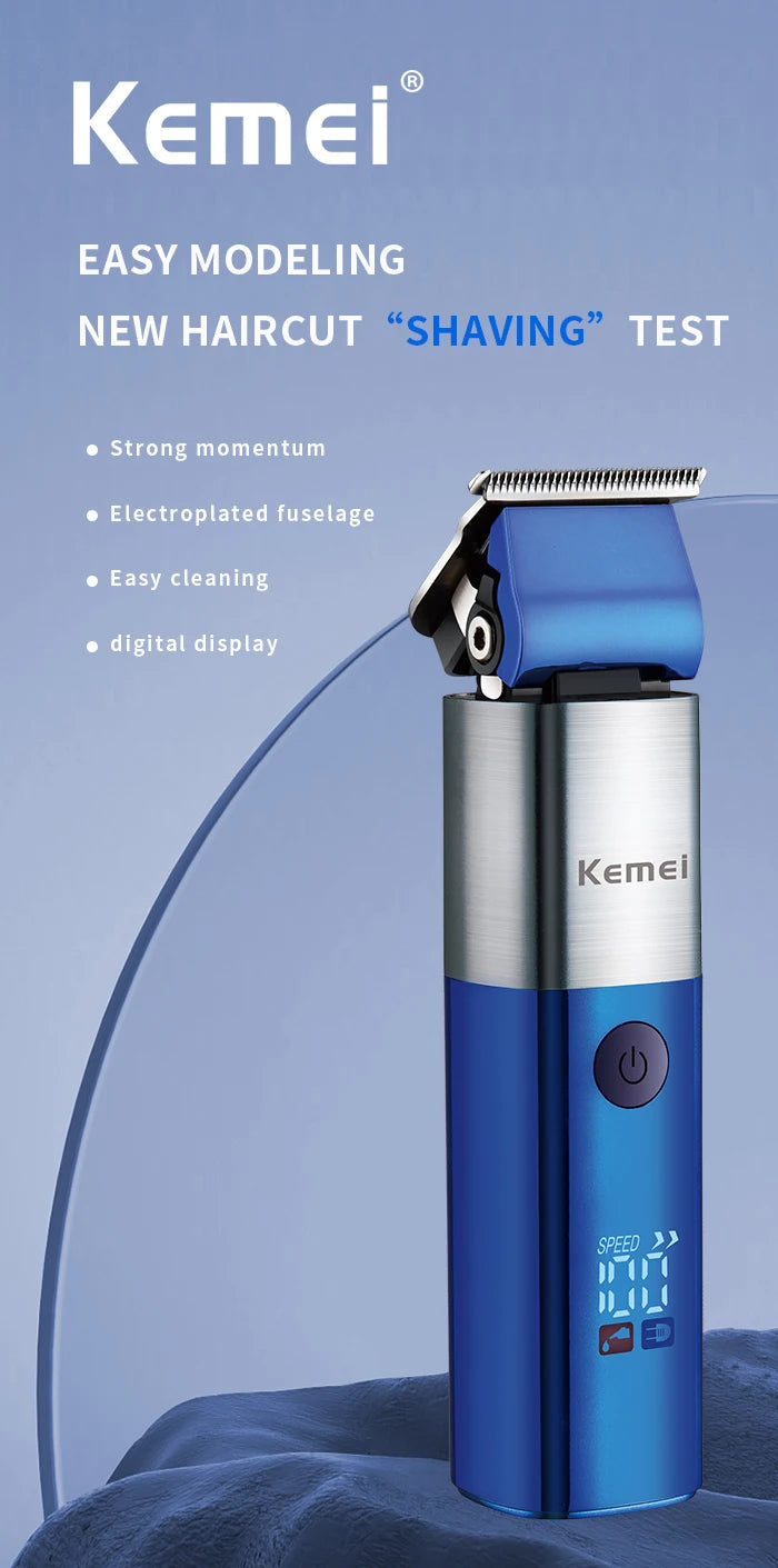 Kemei Professional Hair Clipper Hair Trimmer For Men