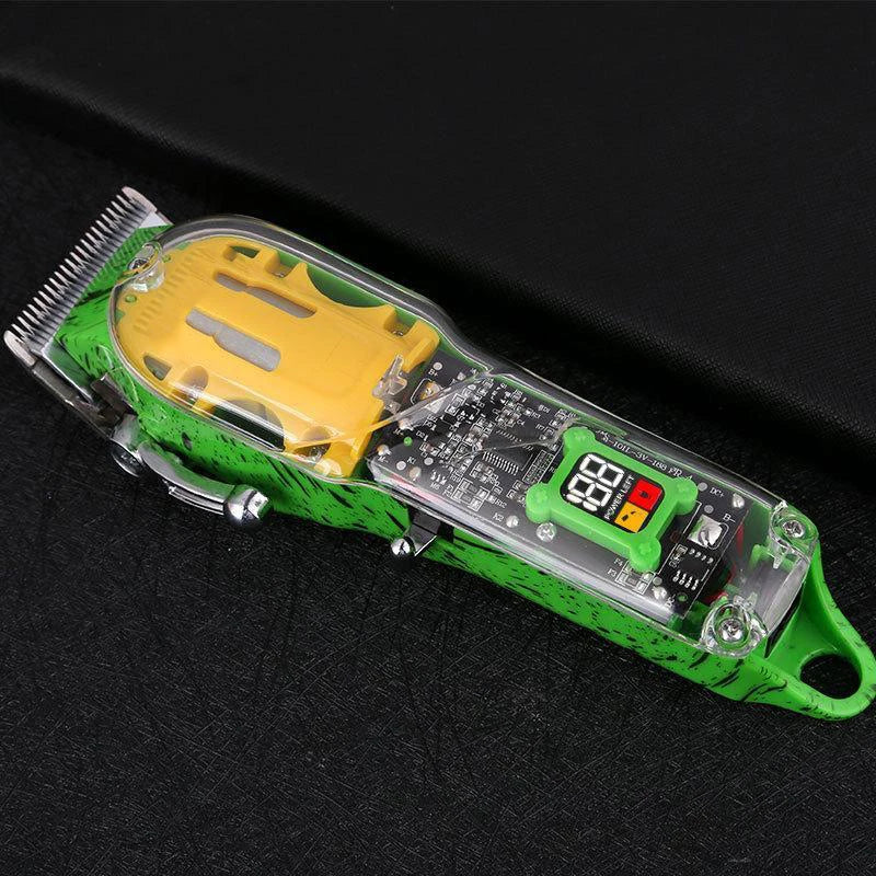 Professional Transparent Cover Hair Clipper for Men Electric Hair Trimmer