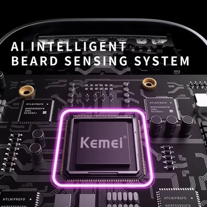 KEMEI km-t82 Usb Reciprocating Electric Shaver Washable Digital Display