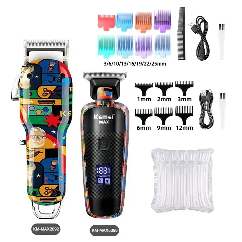 Kemei Electric Hair Clipper Shaver Km-MAX2092 KM-MAX5090 KM-RS7098