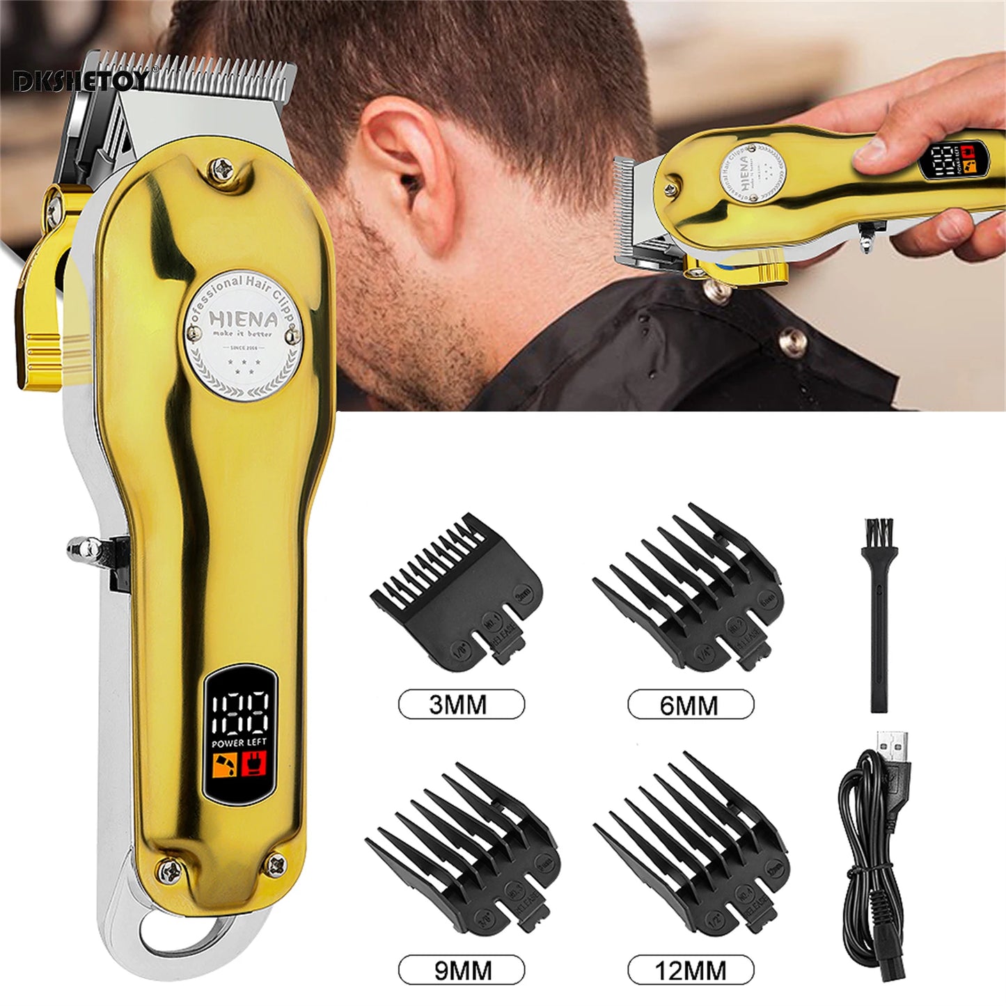 HIENA HYN-201 Electric Hair Trimmers Barber hair clipper