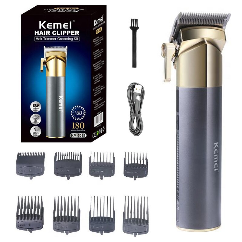 Original Kemei Professional Hair Clipper Barber Hair Trimmer For Men